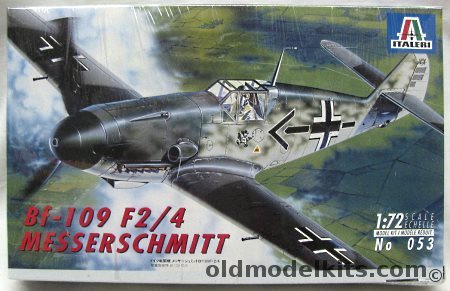 Italeri 1/72 Messerschmitt Bf-109 F2/4, 053 plastic model kit